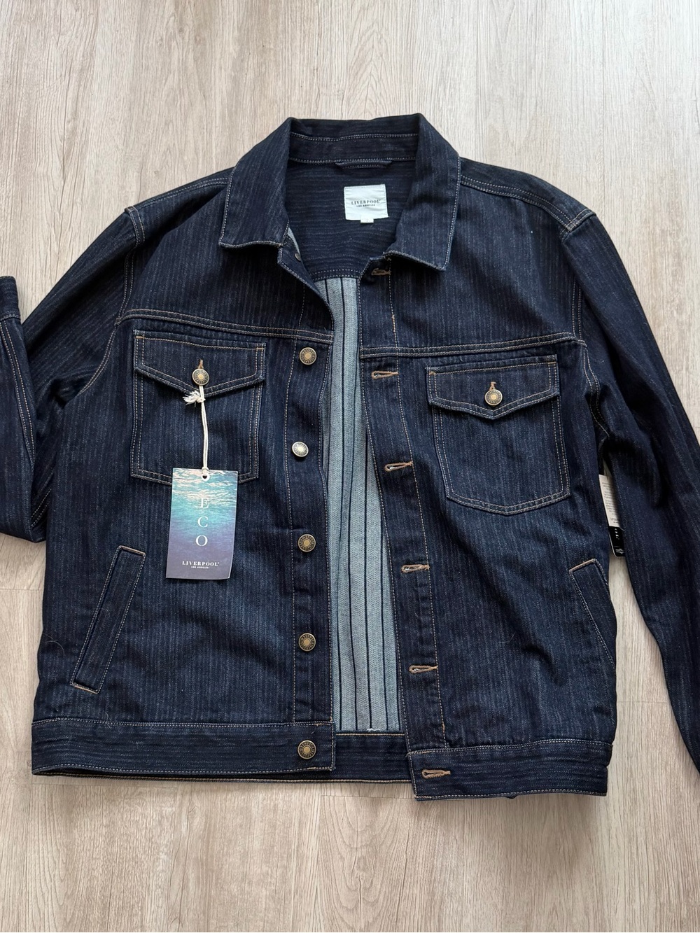 Liverpool Men’s Dark Indigo Denim Jacket
